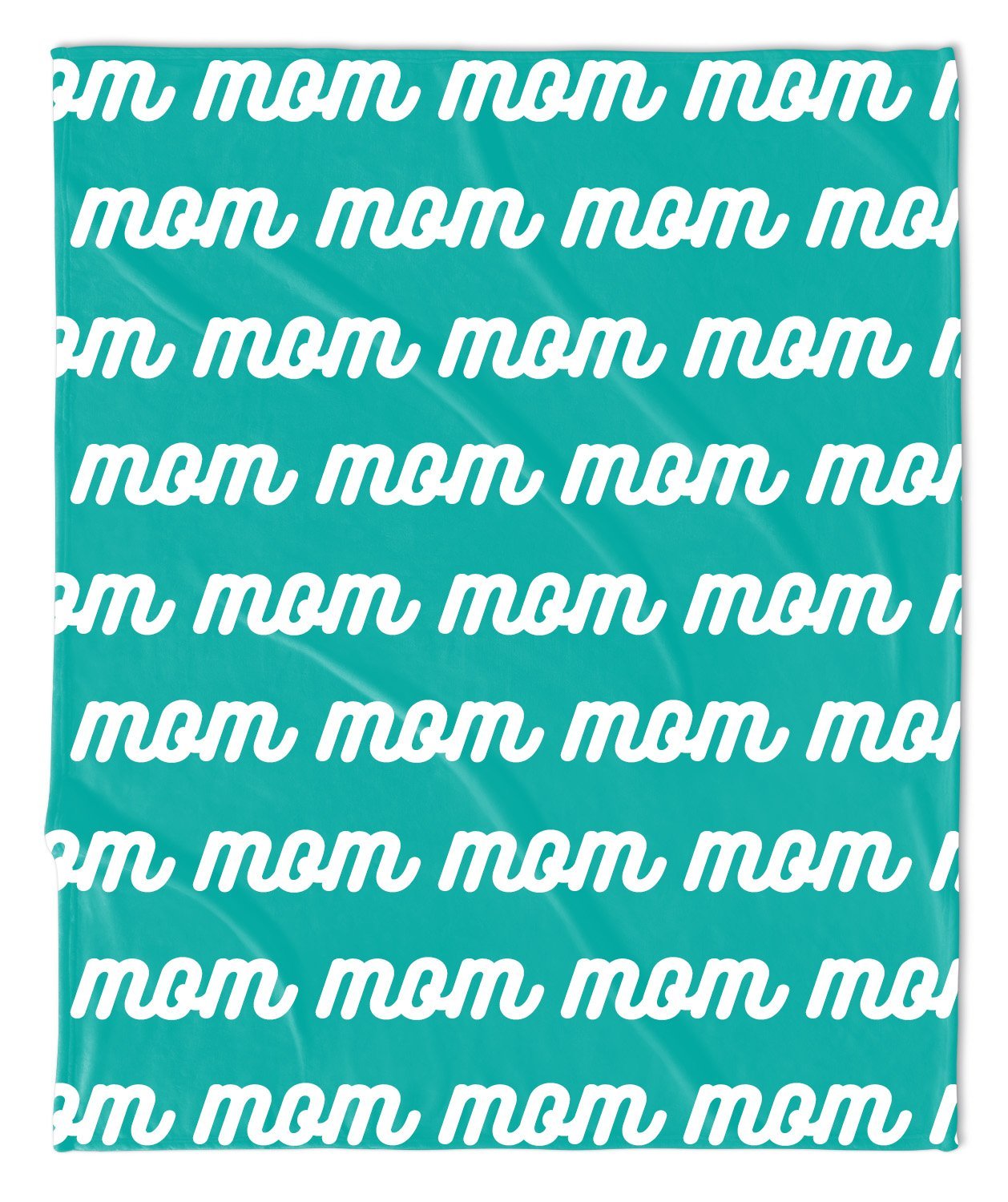 MOTHER'S DAY REPEAT THROW BLANKET -  RETRO CURSIVE