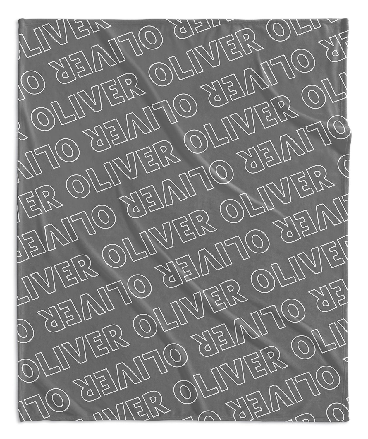 PERSONALIZED NAME BLANKET - OUTLINED