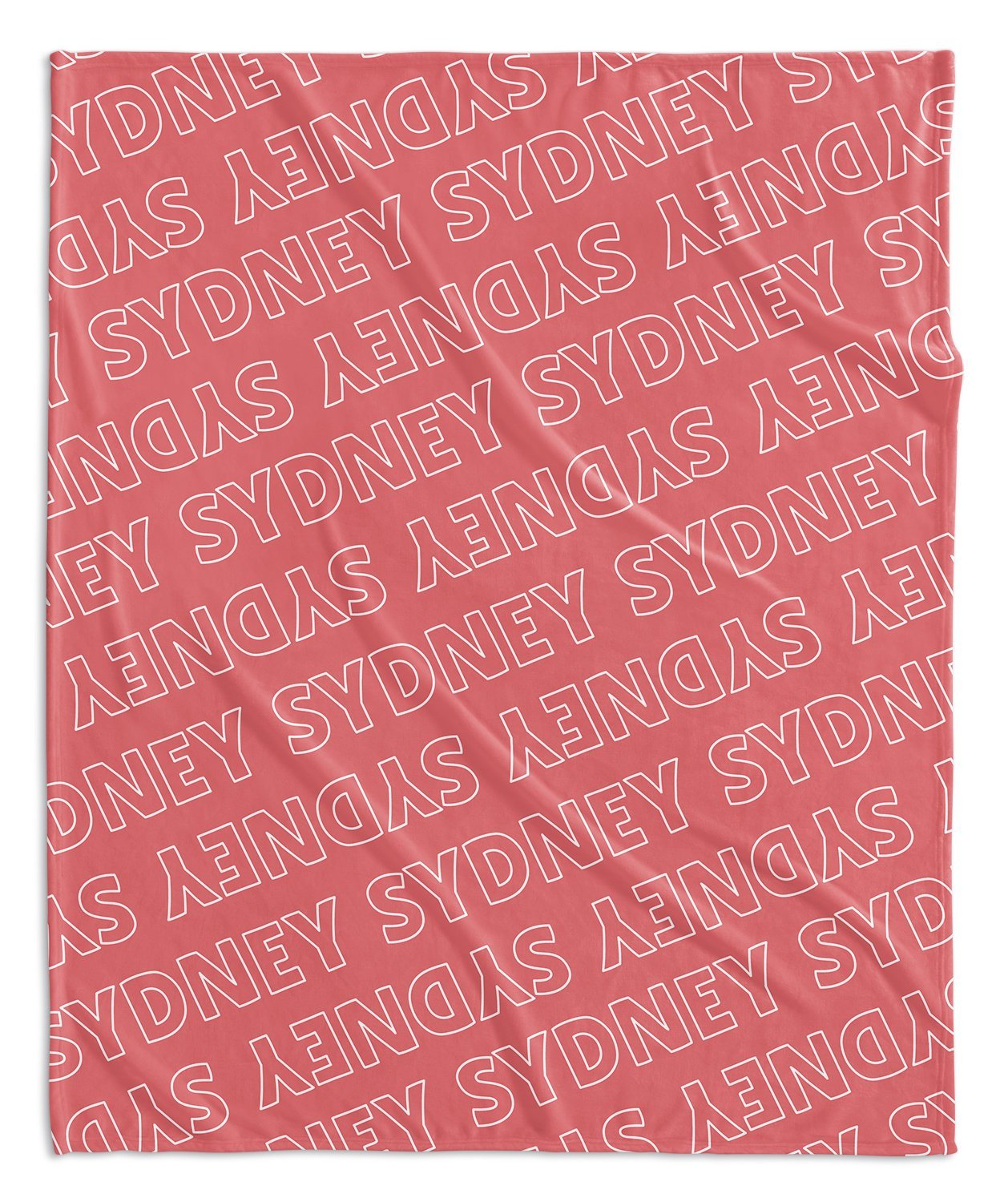 PERSONALIZED NAME BLANKET - OUTLINED