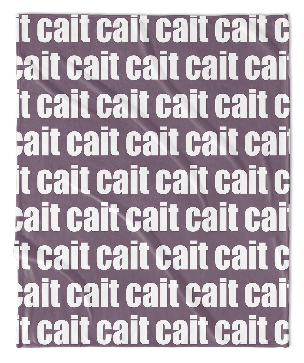 PERSONALIZED NAME BLANKET - BOLD (JEWEL TONE COLOR OPTIONS)