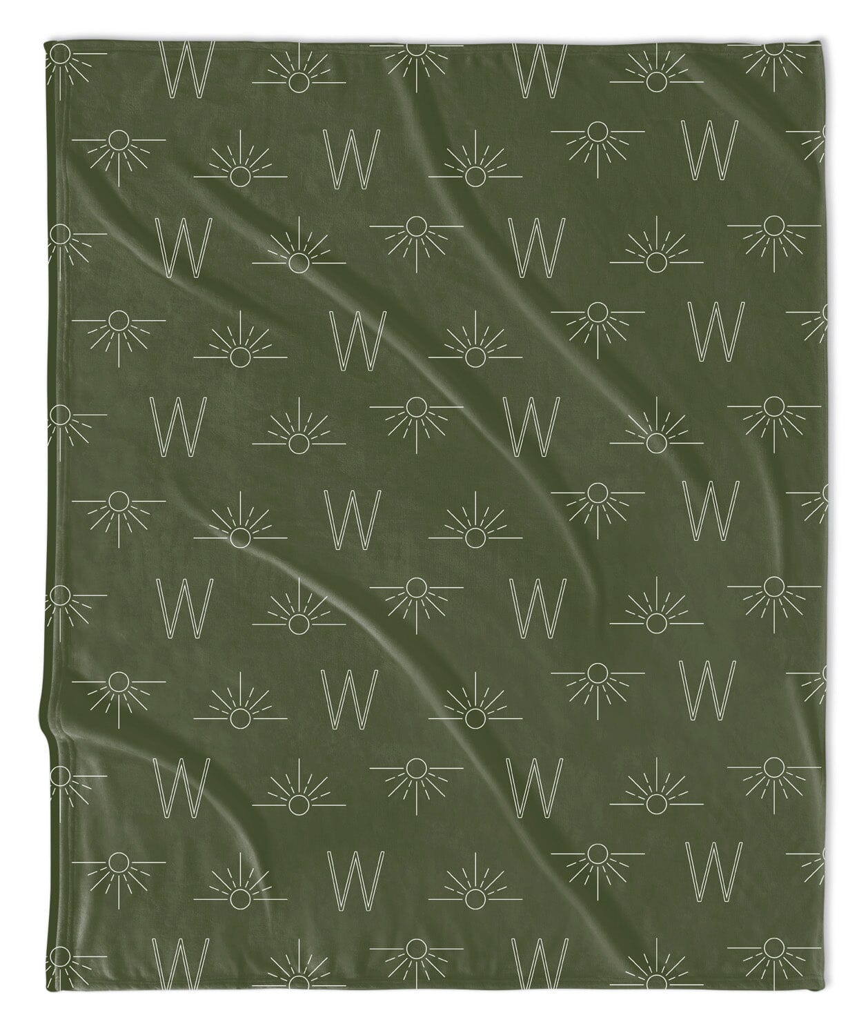 H3 X HB Sunrise Sunset Monogram Blanket