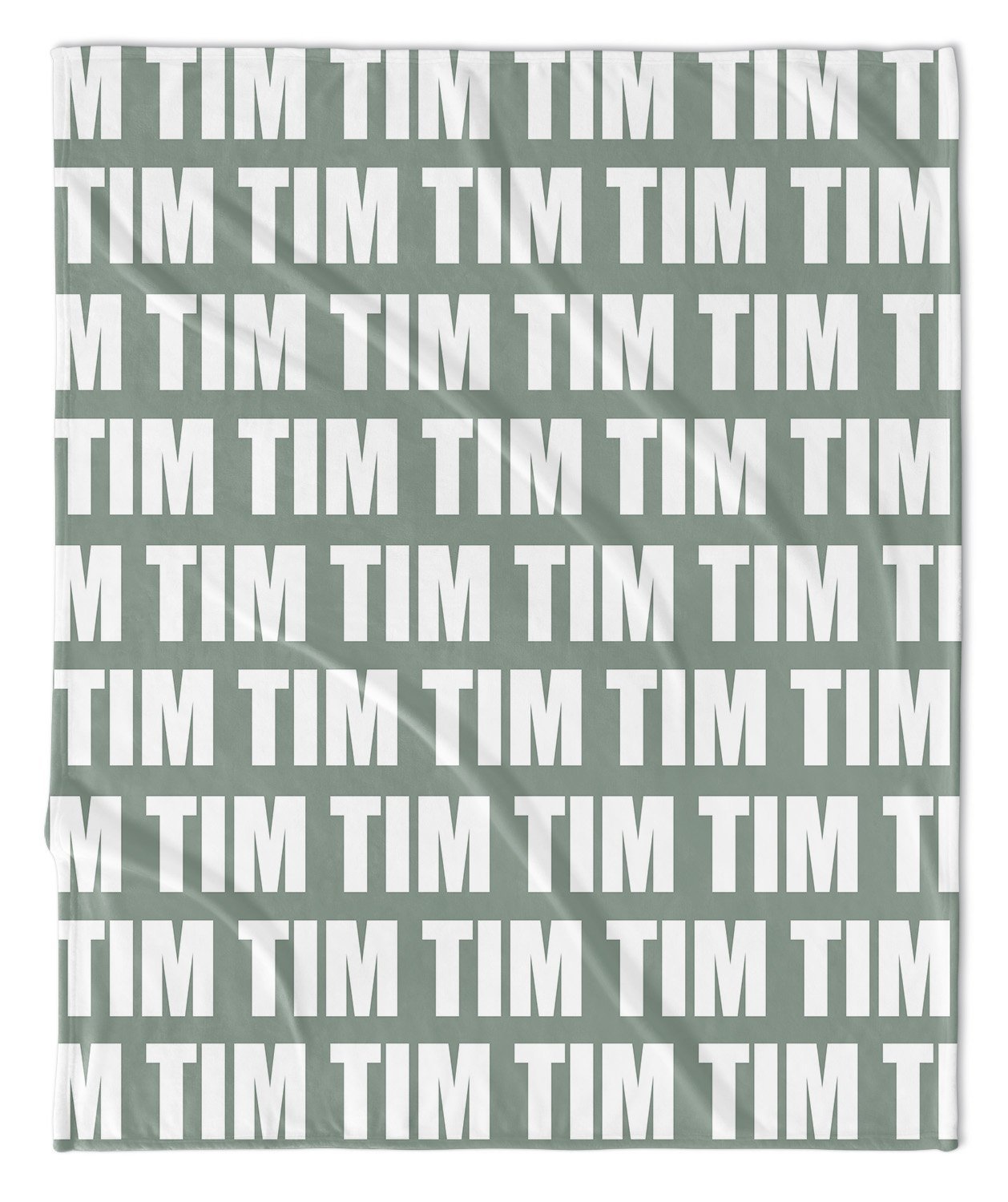 PERSONALIZED NAME BLANKET - BOLD (JEWEL TONE COLOR OPTIONS)