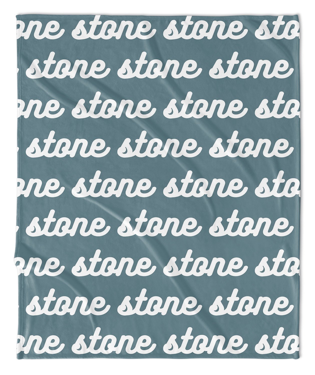 PERSONALIZED NAME BLANKET - RETRO CURSIVE (JEWEL TONE COLOR OPTIONS)