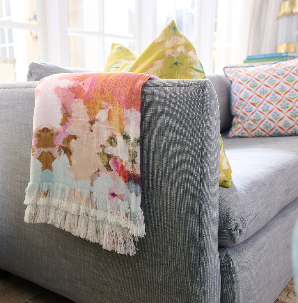 Amber Fresco Throw Blanket