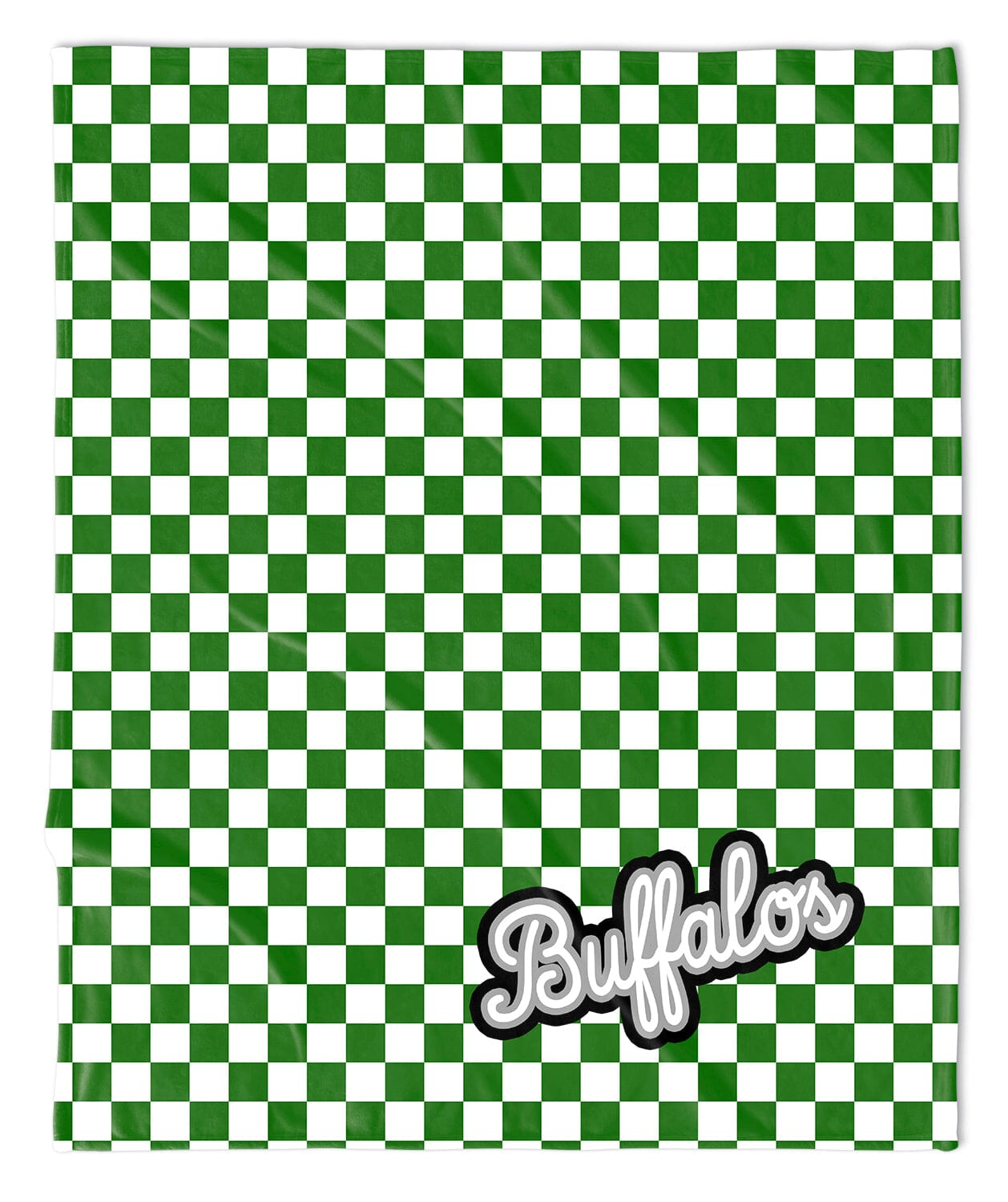 Checkered Mascot Blanket