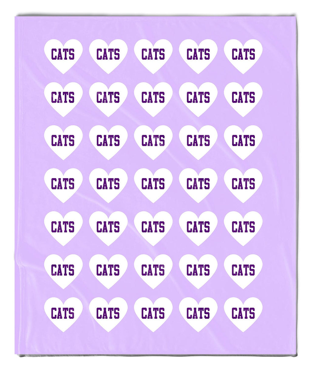 Custom Team Hearts Blanket