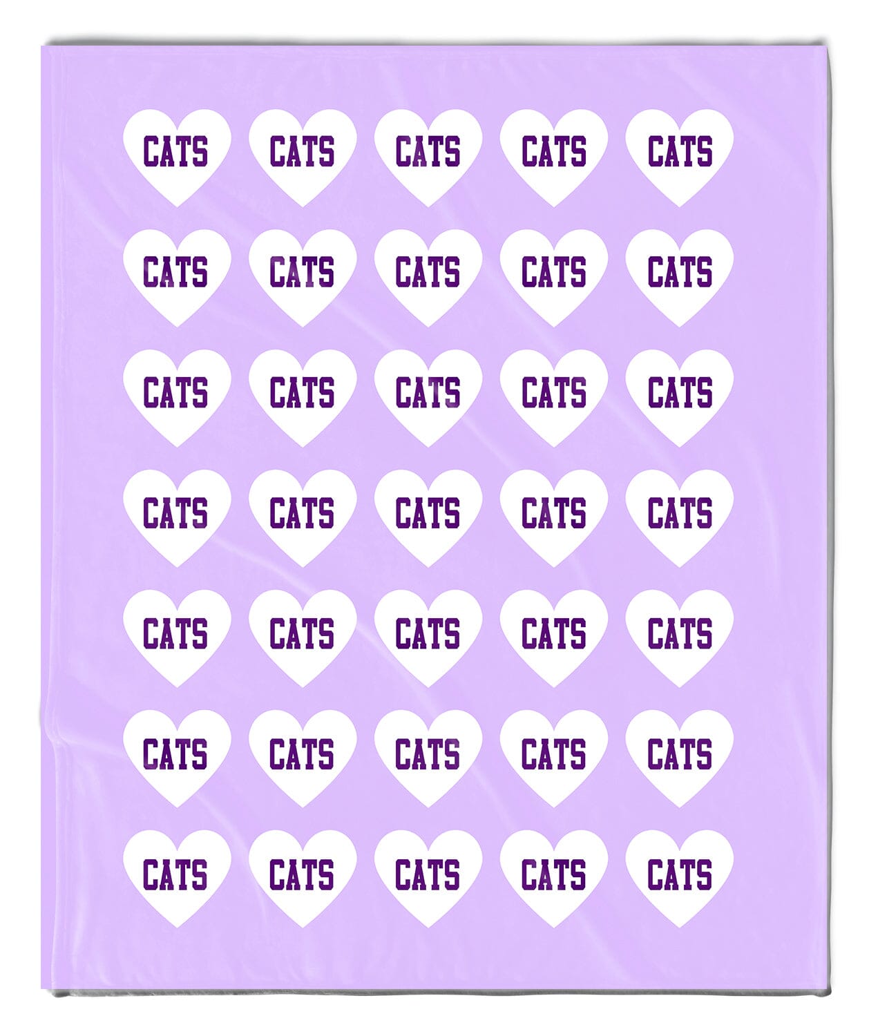 Custom Team Hearts Blanket