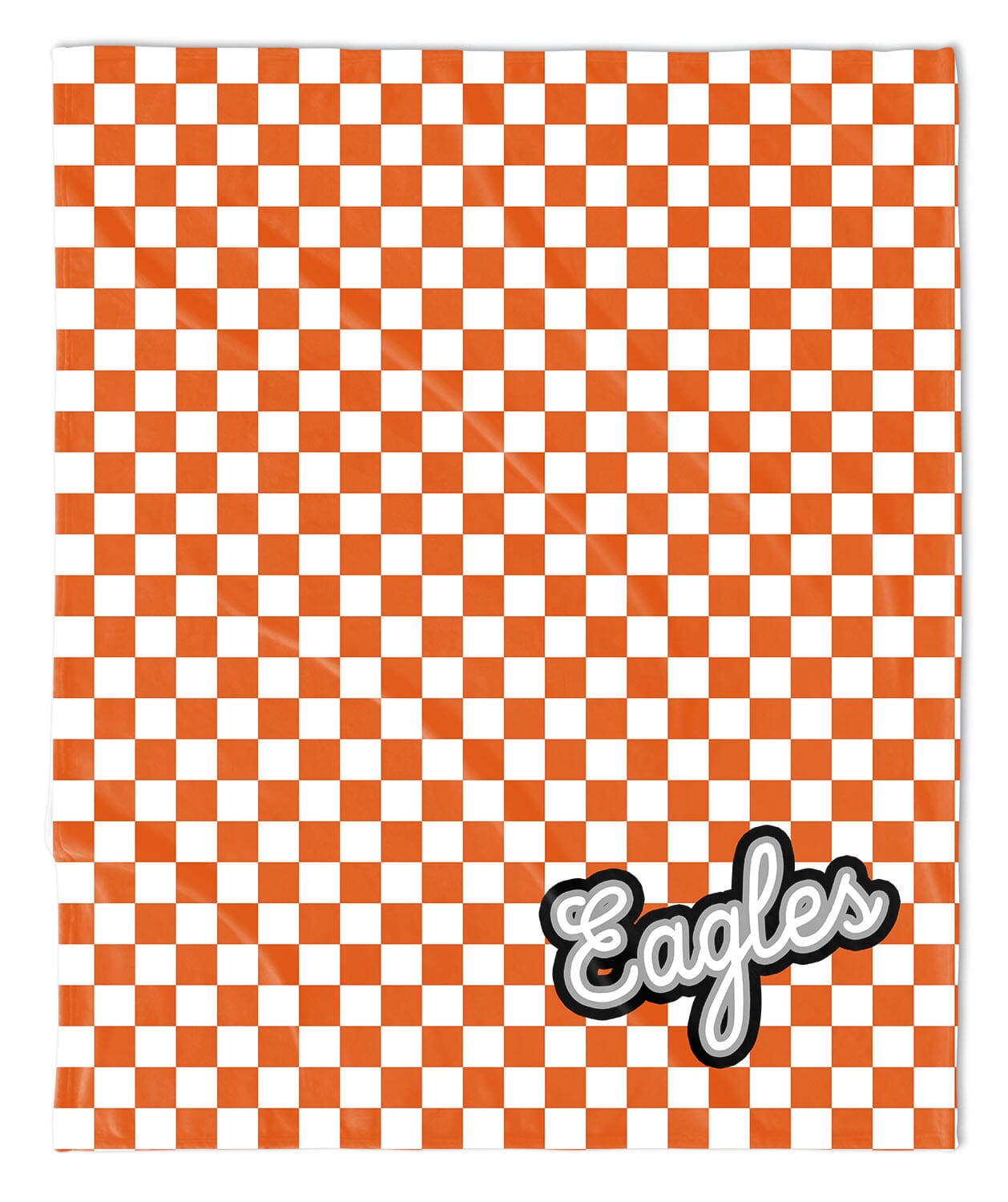 Checkered Mascot Blanket
