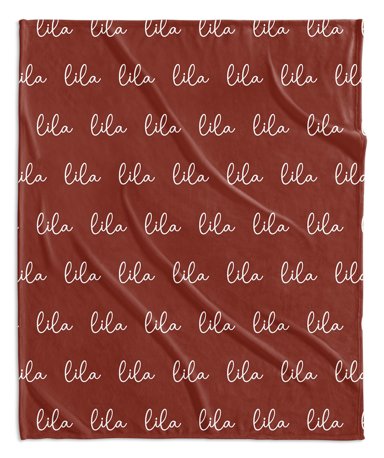 PERSONALIZED NAME BLANKET - SCRIPT (BOHO COLOR OPTIONS)