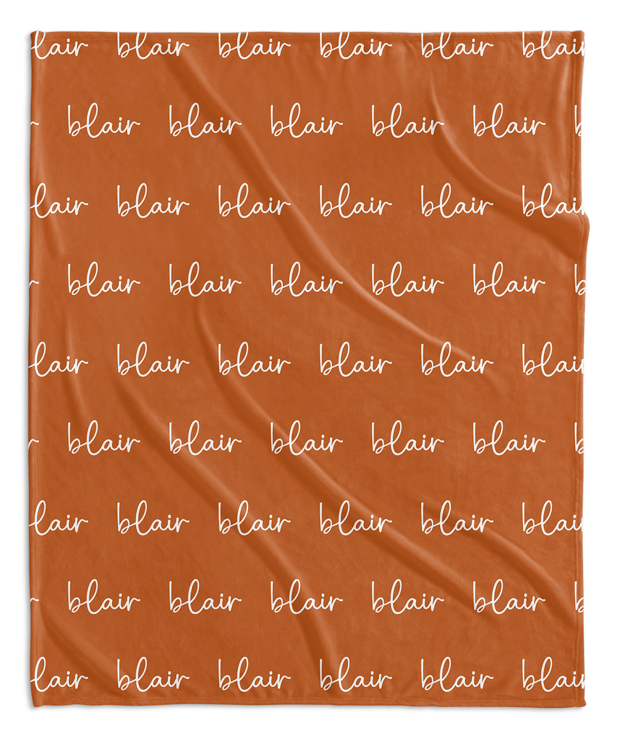 PERSONALIZED NAME BLANKET - SCRIPT (BOHO COLOR OPTIONS)