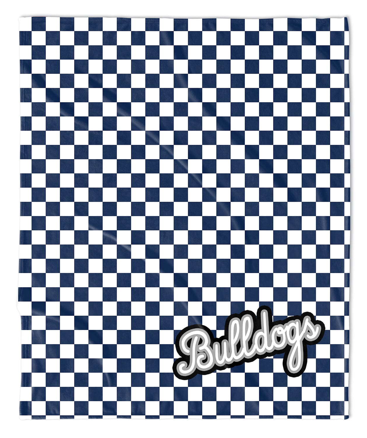 Checkered Mascot Blanket