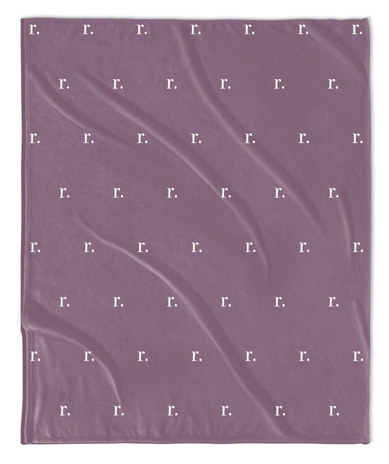 H3 X HB Simple Initial Monogram Blanket