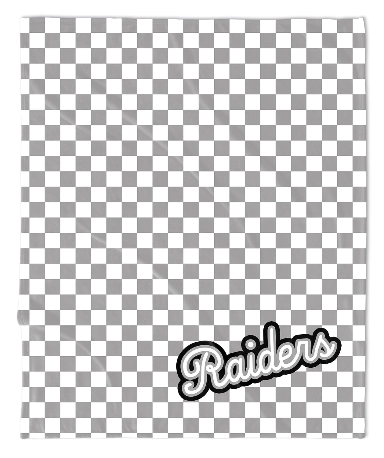 Checkered Mascot Blanket