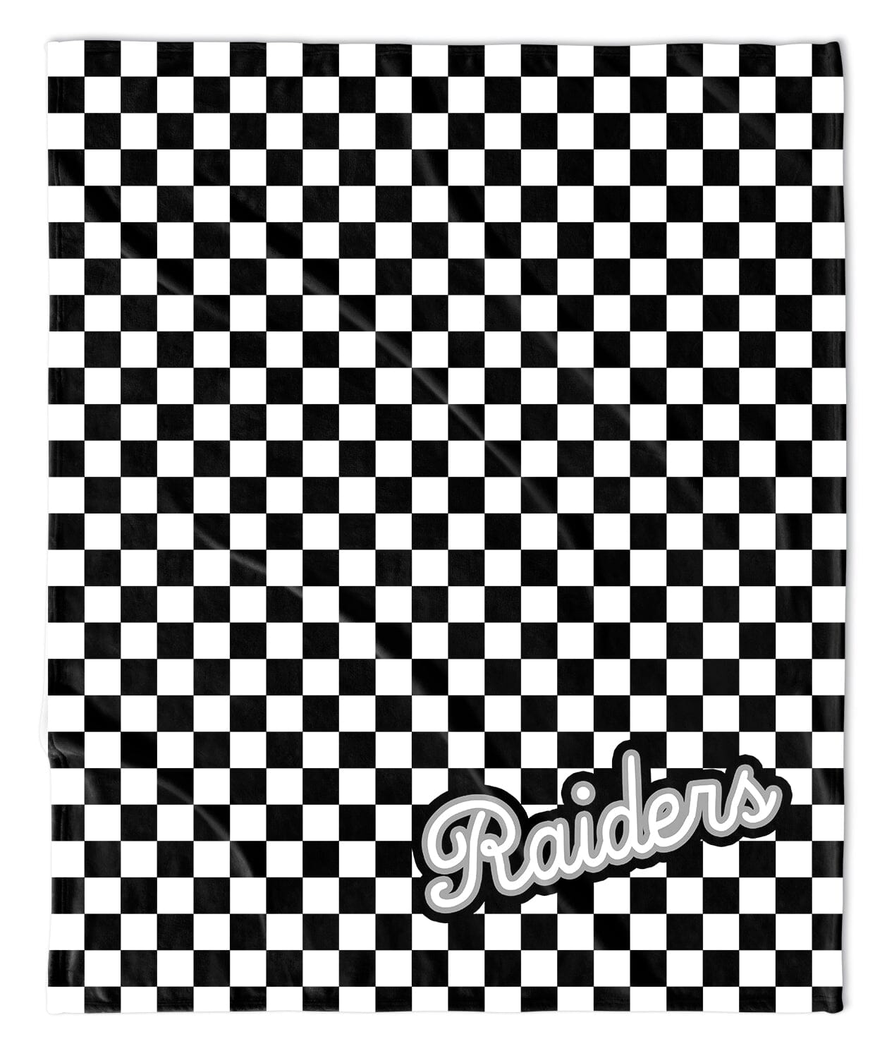 Checkered Mascot Blanket