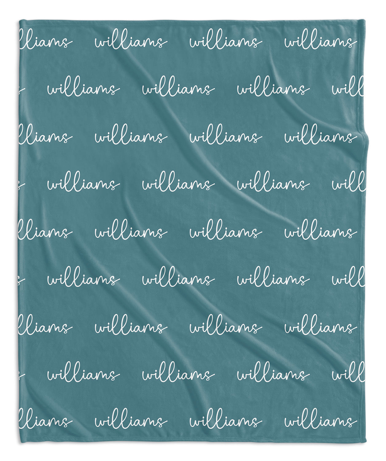 Personalized Name Blanket - Script (JEWEL TONE COLOR OPTIONS)