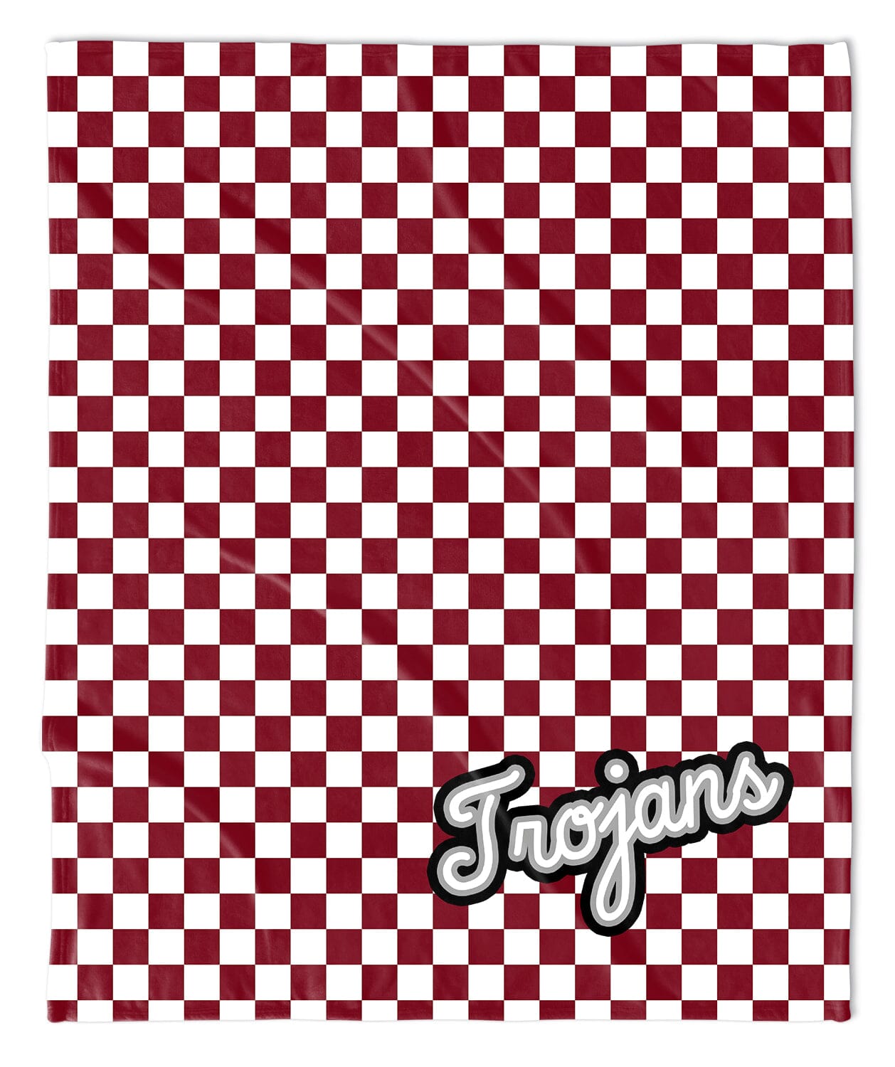 Checkered Mascot Blanket
